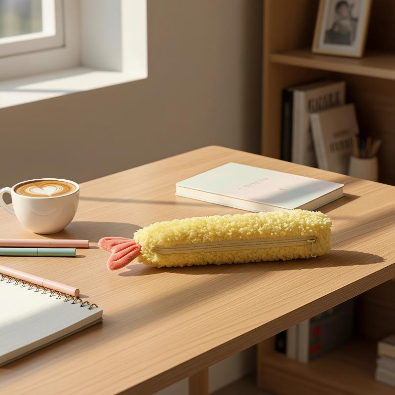 Ideal Stationery & Office Supply - Uroczy pluszowy piórnik w kształcie ogona