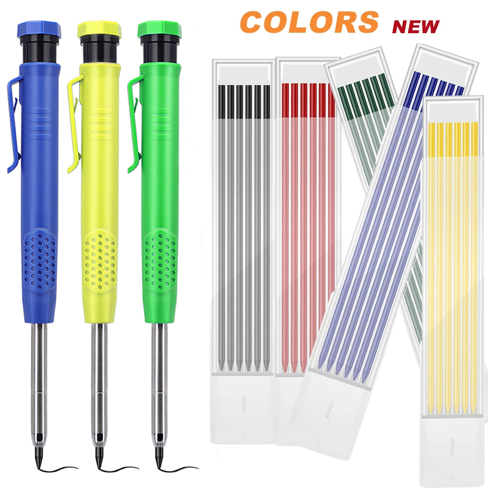 Mechanical Pencil Lead - Ołówek stolarski do głębokich otworów lub