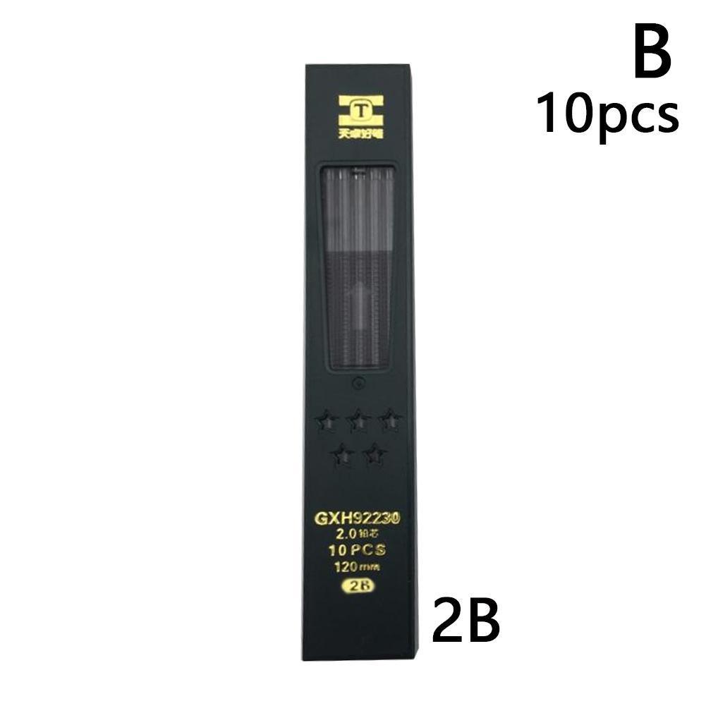 Hot 10 sztuk/pudło 2mm 2B HB c – Mechanical Pencil Lead recenzja i cena