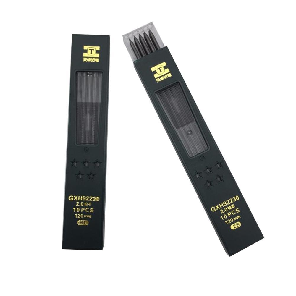 Hot 10 sztuk/pudło 2mm 2B HB c – Mechanical Pencil Lead recenzja i cena