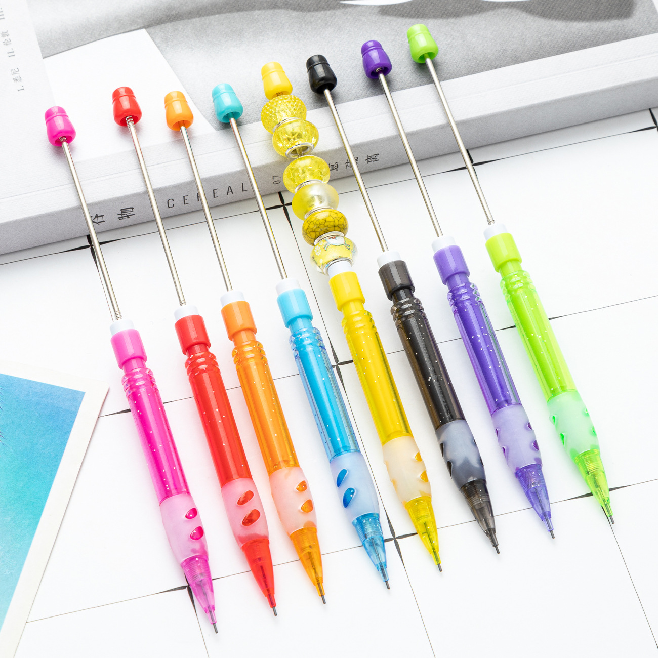 9 sztuk DIY ołówek z koralikam – Mechanical Pencil Lead recenzja i cena