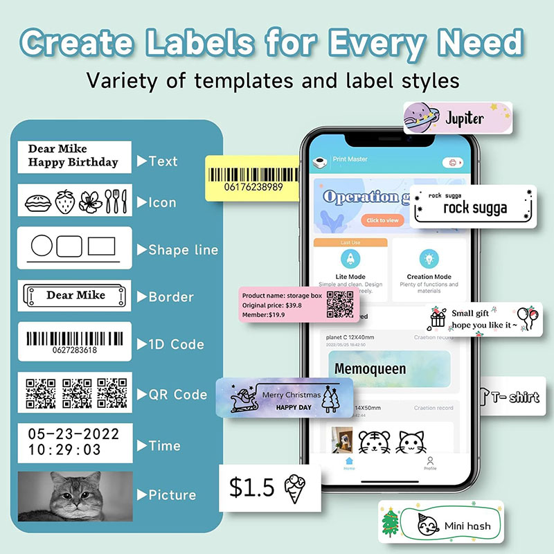 Naklejki do drukarki etykiet P – Label Printer Tape recenzja i cena