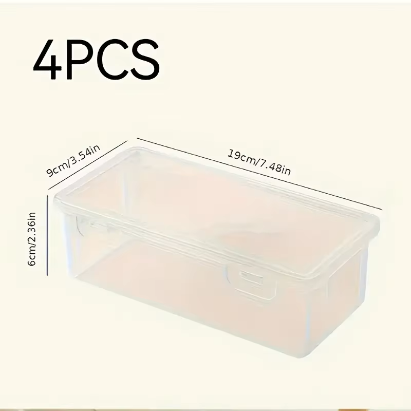 4 duże przezroczyste pudełka d – Stationery Office Supply Store recenzja i cena