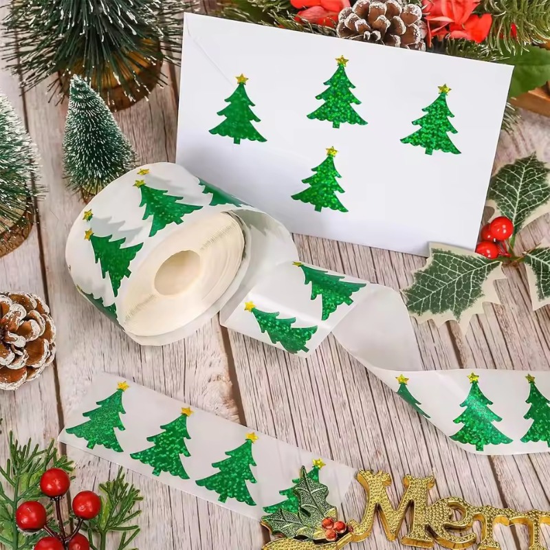 Świąteczne błyszczące naklejki – Ideal Stationery & Office Supply recenzja i cena