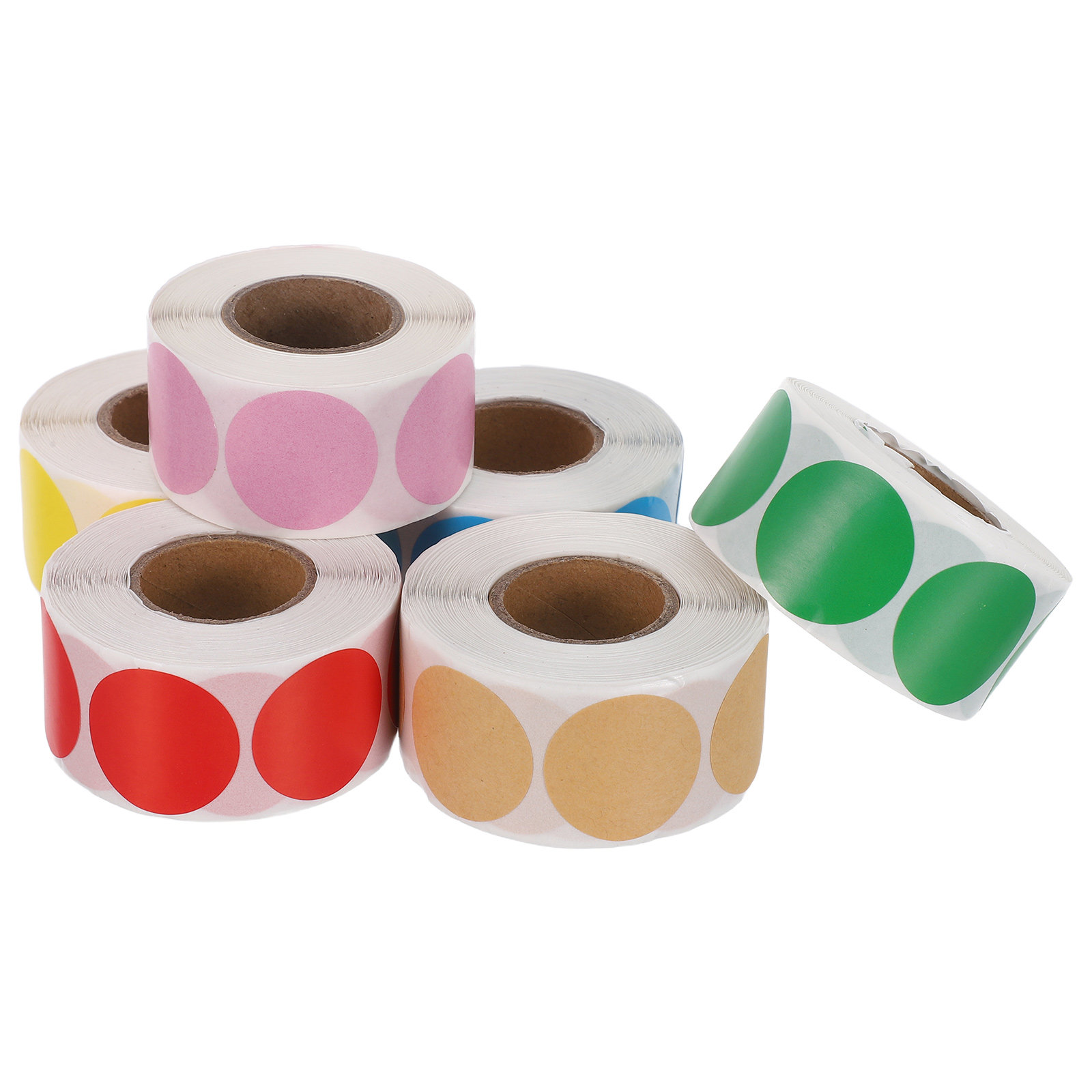 6 rolek okrągłych, pustych nak – Sticker Label Roll recenzja i cena