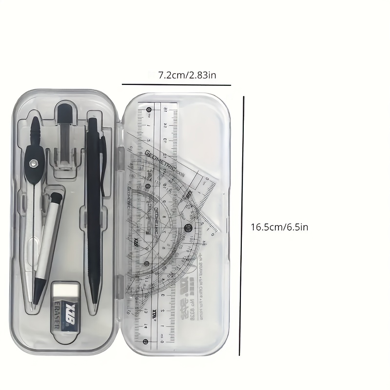 Zestaw geometryczny 8 w 1 z cy – Compass Geometry Set recenzja i cena