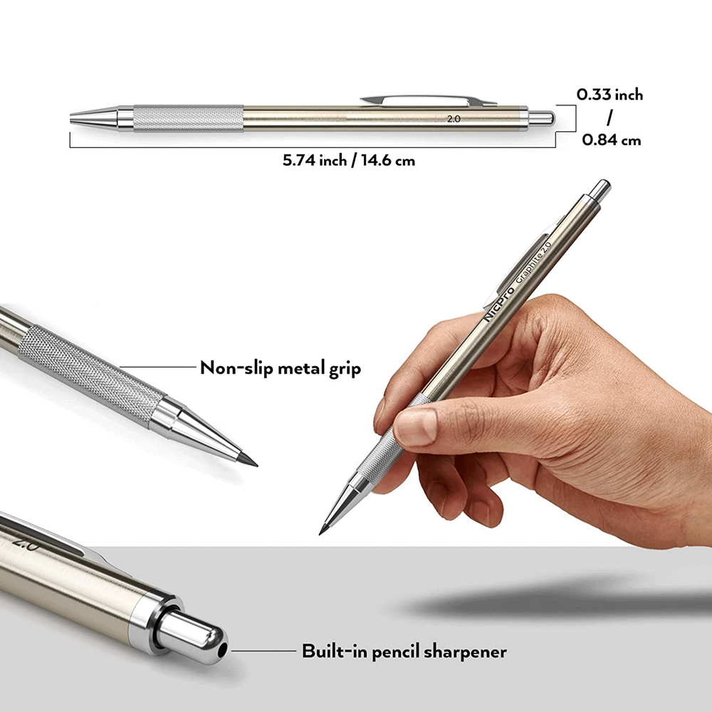 Ołówki automatyczne 2.0mm 2B d – Ideal Stationery & Office Supply recenzja i cena