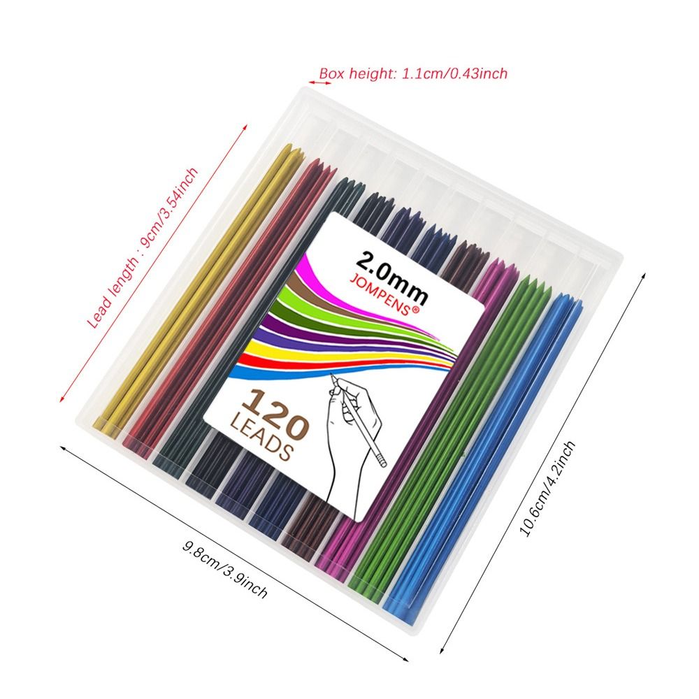120 szt. wkładów do ołówków 2. – Mechanical Pencil Lead recenzja i cena
