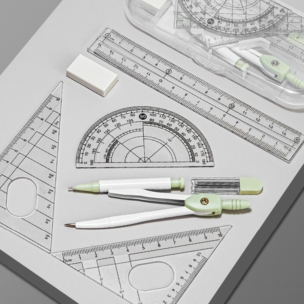 Zestaw 8 szt. plastikowych lin – Compass Geometry Set recenzja i cena